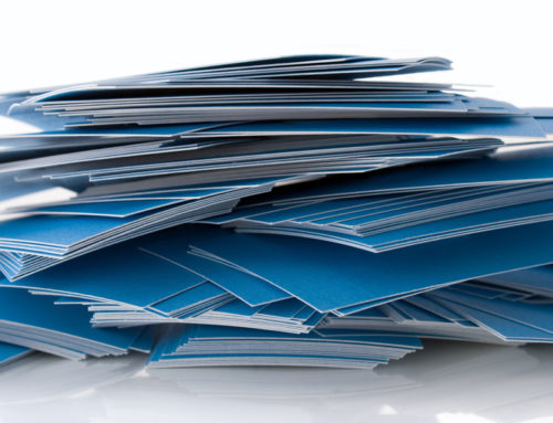 WEG MET DIE VISITEKAARTJES